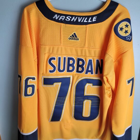Nashville Predators P.K. Subban 76 Jersey - Adidas Size 50 - Picture 5 of 6